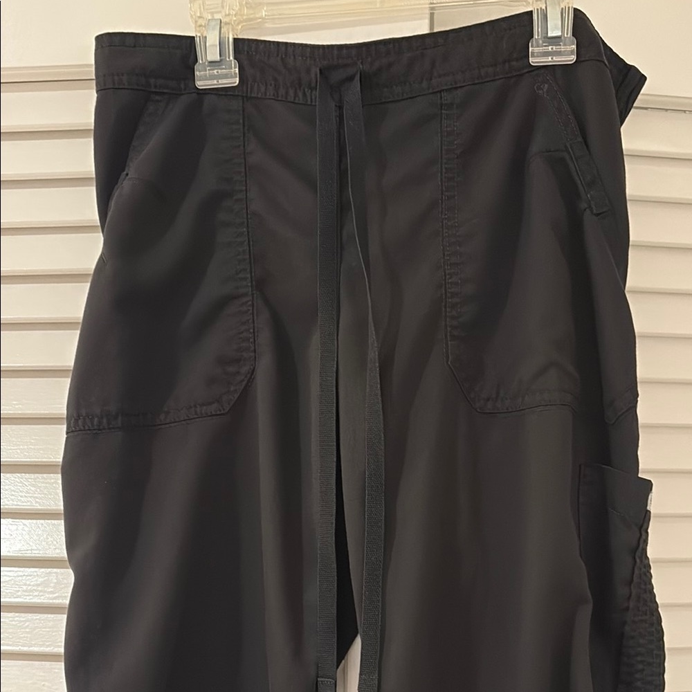 Women's Black Greys Anatomy Cargo Scrub Pants